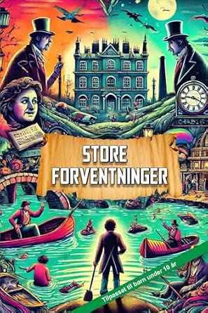 Portada frontal de Store Forventninger: Tilpasset til børn under 10 år (Episke Læsninger for Børn på 10 År)