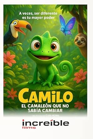 Portada frontal de Camilo, el Camaleón que No Sabía Cambiar
